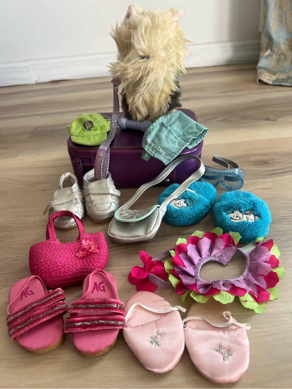 American Girl  Doll Dog Shoes Bags